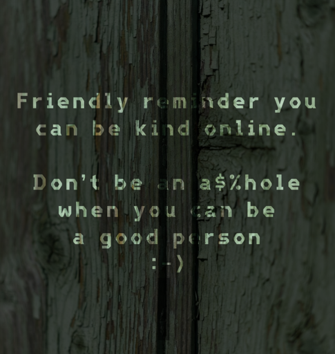 Be kind online